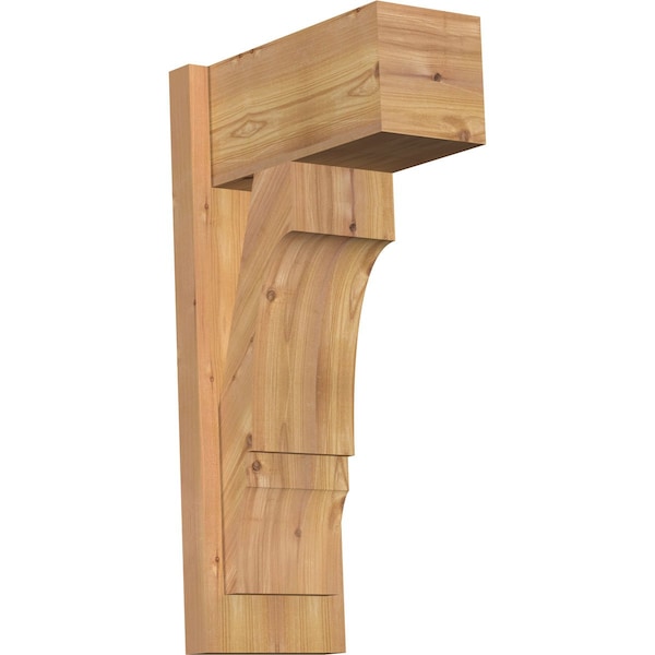 Ekena Millwork Balboa Block Smooth Outlooker, Western Red Cedar, 7 1/2"W x 14"D x 26"H OUT08X14X26BOA05SWR - main